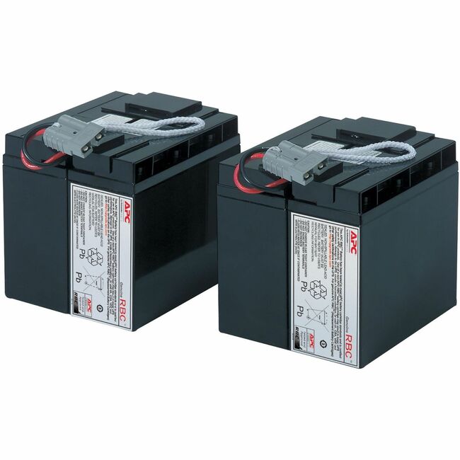 APC by Schneider Electric RBC55 Cartucho de Batería de Reemplazo APC para Smart-UPS Line Interactive, batería de ácido de plomo 12V 17Ah, garantía de reparación o reemplazo de 2 años