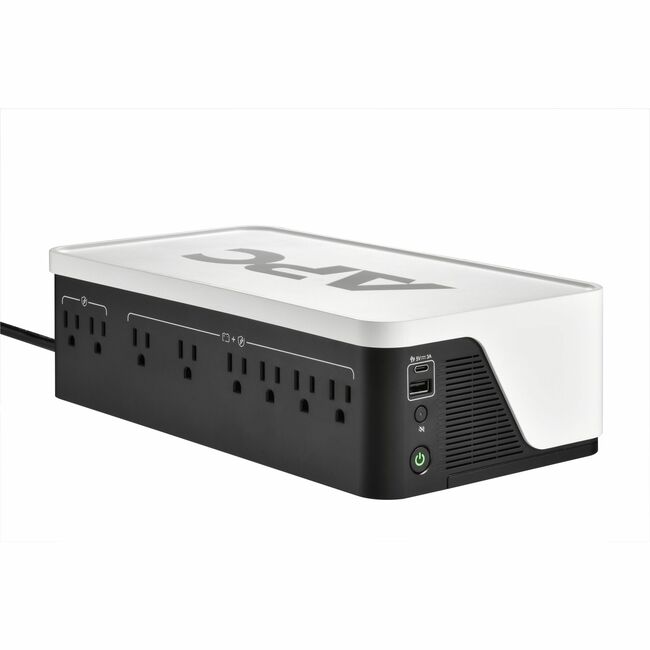 APC by Schneider Electric BE1050G3 APC Back-UPS, 1050VA/600W, Floor/Wall Mount, 120V, 8x NEMA 5-15R outlets, USB Type A + C Ports