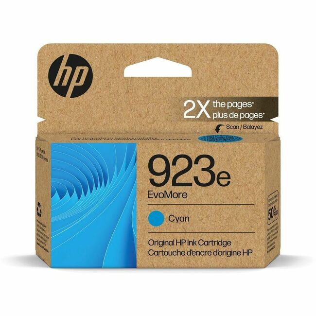 HP I 4K0T4LN Cartucho de Tinta Original HP EvoMore 923E - Cian - 1 Pieza