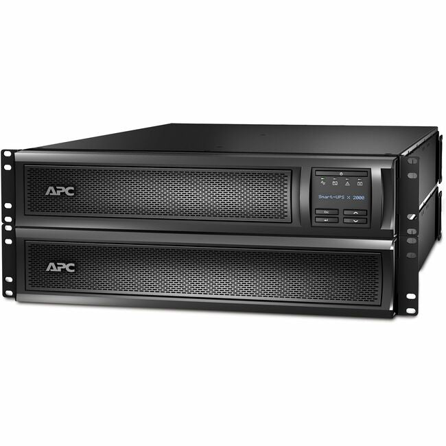 APC by Schneider Electric SMX2000RMLV2UNC APC Smart-UPS X, Line Interactive, 2000VA, Rack/tower convertible 2U, 100V-127V, 3x 5-15R+3x 5-20R+1x L5-20R NEMA, NMC, Extended runtime