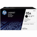 HP I CE505D HP 05A (CE505D) Cartucho de Tóner Láser Original - Paquete Dual - Negro - 1 Cartón