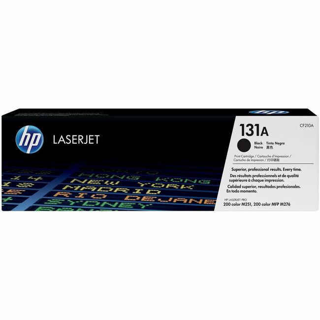 HP I CF210A HP 131A (CF210A) Cartucho de Tóner Láser Original - Paquete Individual - Negro - 1 Pieza