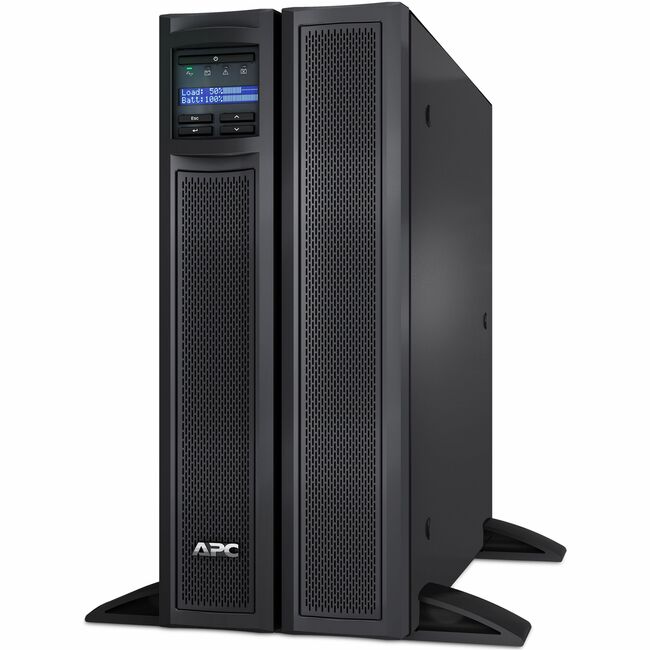 APC by Schneider Electric SMX2000LVNC APC Smart-UPS X, Line Interactive, 2000VA, Rack/tower convertible 4U, 100V-127V, 6x 5-15R+3x 5-20R+1x L5-20R NEMA, NMC, Extended runtime, Short depth