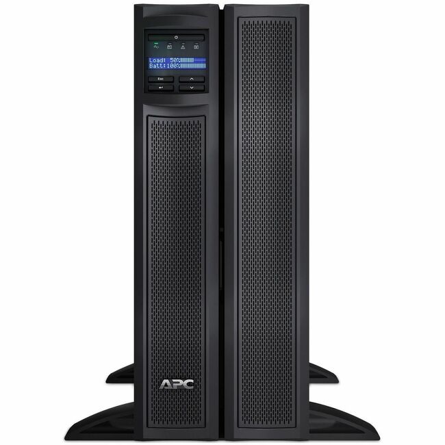APC by Schneider Electric SMX3000LVNC APC Smart-UPS X, Line Interactive, 3kVA, Rack/tower convertible 4U, 100V-127V, 6x 5-15R+3x 5-20R+1x L5-30R NEMA, NMC, Extended runtime, Short depth