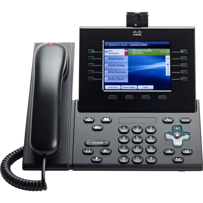 Cisco Systems CP-9951-C-K9= Cisco Unified 9951 Teléfono IP - Escritorio, Montable en Pared - Gris Carbón