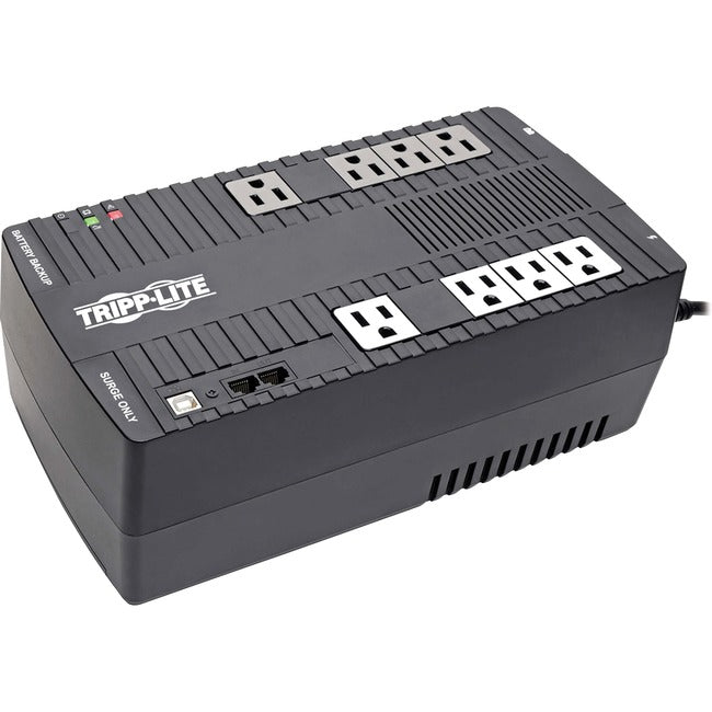 Eaton AVR550U Tripp Lite by Eaton UPS 550VA 300W Line-Interactive UPS - 8 NEMA 5-15R Outlets AVR 120V 50/60 Hz USB Desktop/Wall Mount