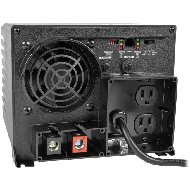 Eaton APS750 Tripp Lite Series 750W PowerVerter APS 12VDC 120V Inversor/Cargador con Conmutación de Transferencia Automática, 2 Salidas