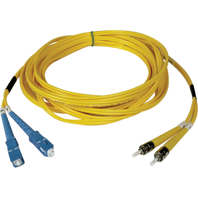 Eaton N354-05M Tripp Lite by Eaton Cable de Conexión de Fibra Óptica Duplex Monomodo 9/125 SC/ST 5M 16' 16ft