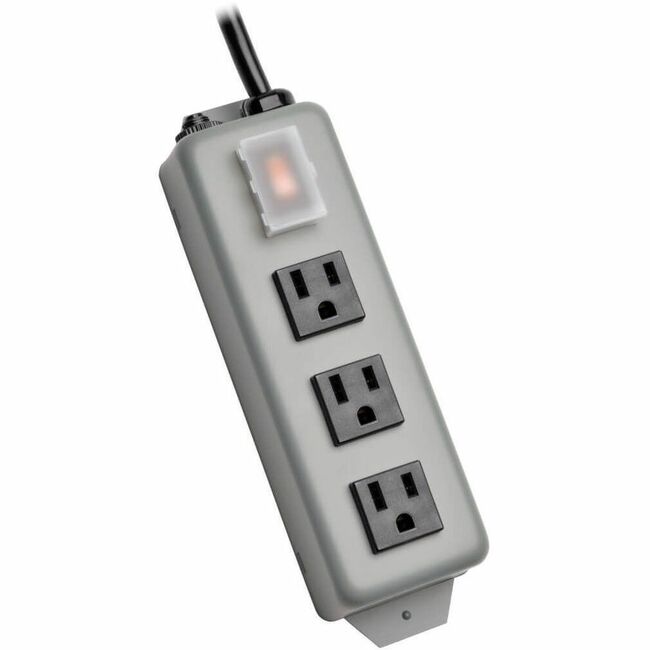 Eaton 3SP Tripp Lite by Eaton Regleta de Energía Industrial 3 Salidas Cable 6 ft. (1.8 m) Enchufe NEMA 5-15P Protector de Interruptor