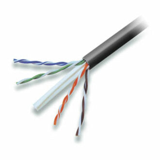 Belkin International INC A7L704-1000-BLK Cable Belkin Cat 6 de Cobre 1000ft - Alambres 24 AWG - Negro