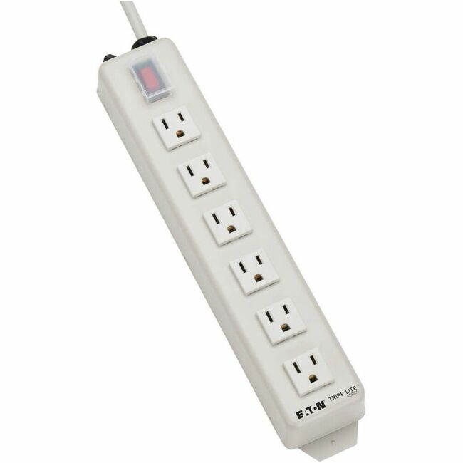 Eaton TLM606NC Tripp Lite Series Power It! Regleta de 6 Tomas, Cable de 6 ft. (1.83 m), Cubierta de Interruptor de Encendido