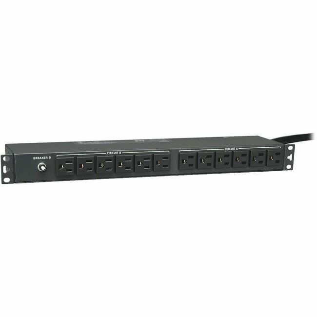 Eaton PDU2430 Tripp Lite by Eaton PDU 2.9kW Monofásico 120V PDU Básico 24 Salidas NEMA 5-15R Entrada NEMA L5-30P Cable de 15 ft. (4.57 m) Montaje en Bastidor 1U