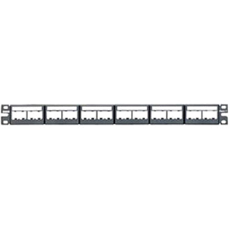 Panduit Corp CPPL24WBLY Panel de Parcheo Modular Panduit Mini-Com de 24 Puertos