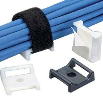 Panduit Corp ABMT-S6-C20 PANDUIT Tak-Ty Amarre de Cable con Gancho y Bucle
