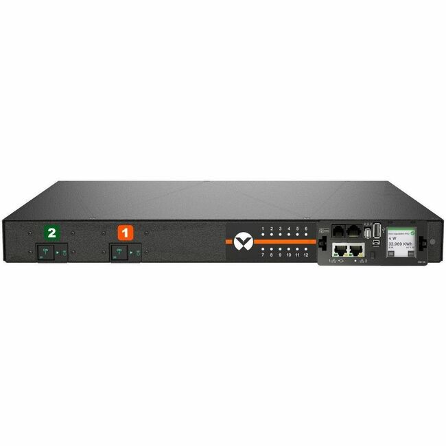 Vertiv VP7N31A1 Geist rPDU MNU5M1R6-12CF18-3TL6A0H10-S PDU de 12 Salidas