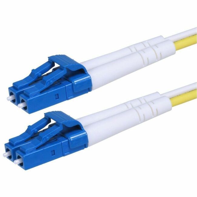 Monoprice, Inc. 11849 Cable de Fibra Óptica Monomodo Monoprice - LC-LC UL 2mm 9/125 OFNR Dúplex Amarillo 50m