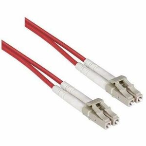 Axiom AXG54036 Cable de Fibra Óptica Axiom LC/LC Dúplex Multimodo OM4 50/125 5m - Rojo - Cumple TAA