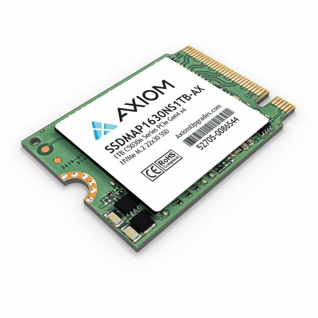Axiom SSDMAP1630NS1TB-AX 1 TB Solid State Drive - M.2 2230 Internal - PCI Express NVMe (PCI Express NVMe 4.0 x4)