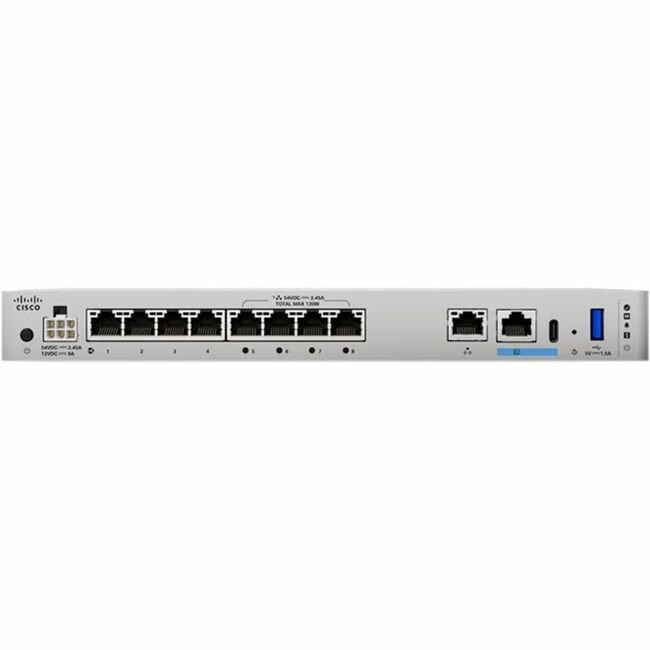 Cisco Systems CSF1210CP-TD-K9 Cisco Secure Firewall 1210 Compact Security Appliance with PoE, Threat Defense Software