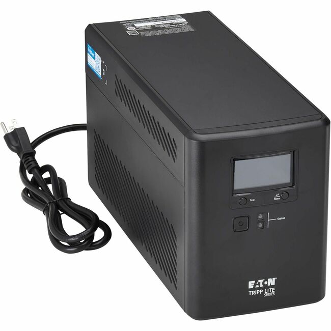 Eaton SMART750LCDTNC Tripp Lite Series 750VA 500W 120V Line-Interactive Cloud-Connected UPS with Remote Monitoring - 10 NEMA 5-15R Outlets (5 Surge + 5 Surge and Battery Backup), LCD, 5-15P Plug, Tower