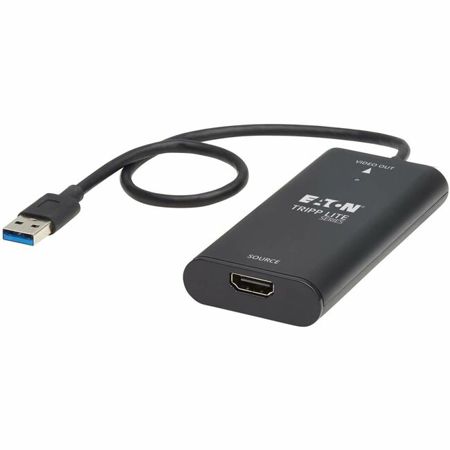 Eaton U444-H4K6-CAP Adaptador de Captura de Video HDMI a USB de la Serie Eaton Tripp Lite, 4K 60 Hz, USB 3.2 Gen 1, TAA