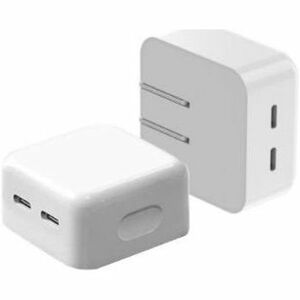 Axiom MNWM3AM/A-AX Adaptador de Corriente Dual USB-C de 35 vatios para Apple - MNWM3AM/A