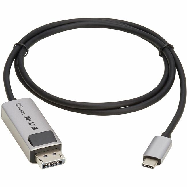 Eaton U444-003-DP8K6 Cable Adaptador Activo USB-C a DisplayPort Serie Eaton Tripp Lite (M/M) - 8K 60 Hz, 4K 144 Hz, HDR, 4:4:4, HDCP 2.3, Negro, 3 ft. (0.9 m)