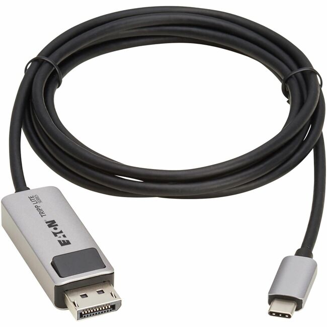 Eaton U444-006-DP8K6 Cable Adaptador Activo Eaton Tripp Lite Series USB-C a DisplayPort (M/M) - 8K 60 Hz, 4K 144 Hz, HDR, 4:4:4, HDCP 2.3, Negro, 6 ft. (1.8 m)