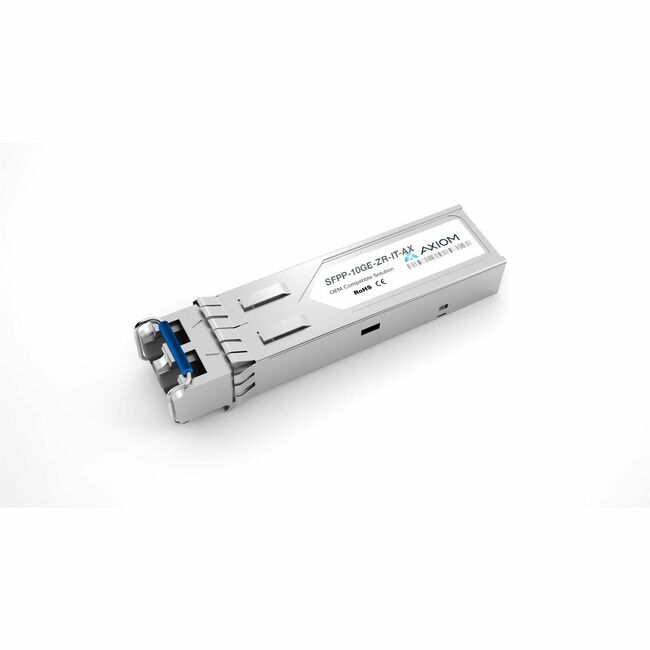Axiom SFPP-10GE-ZR-IT-AX 10GBASE-ZR SFP+ Transceiver para Juniper - SFPP-10GE-ZR-IT