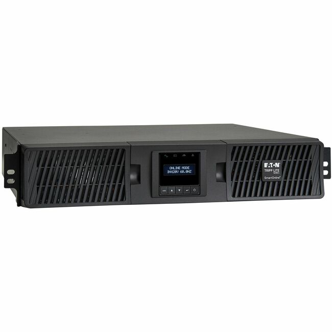 Eaton SU2200RTXLCD2UTAA Tripp Lite Series SmartOnline 2000VA 1800W 120V Doble Conversión Onda Senoidal UPS - 7 Salidas, Autonomía Extendida, Opción de Tarjeta de Red, LCD, USB, DB9, 2U Rack/Torre, TAA