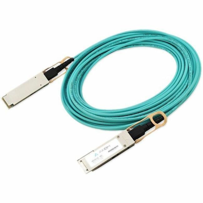 Axiom AXG96632 40GBASE-AOC QSFP+ Cable Óptico Activo Compatible con Juniper 15m - Cumple TAA