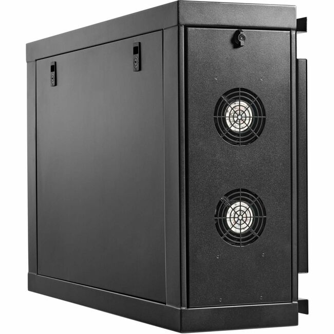 Eaton SRW4USM Tripp Lite Series SmartRack 4U Low-Profile Side-Mount Wall-Mount Mini Rack Enclosure, Black