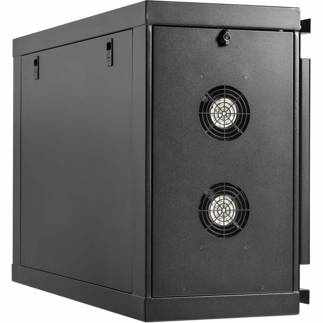Eaton SRW9USM Tripp Lite Series SmartRack 9U Low-Profile Side-Mount Wall-Mount Mini Rack Enclosure, Black