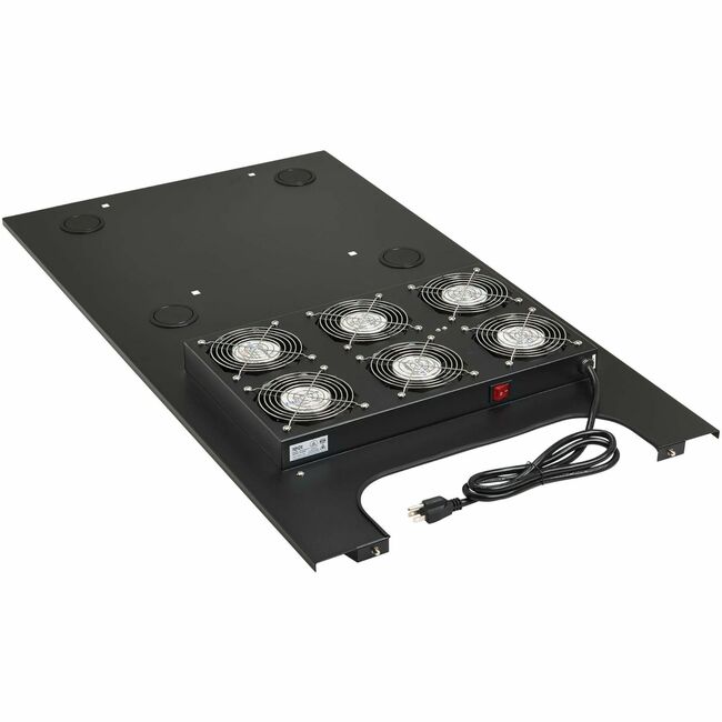 Eaton SRFANROOFDP Panel de Ventilador Montado en Techo Eaton Tripp Lite Series SmartRack para Gabinetes de Recinto de Bastidor Profundo - 6 Ventiladores 120V, 630 CFM, Enchufe 5-15P