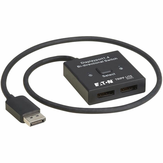 Eaton B119-002-BDS-DP Interruptor DisplayPort Bidireccional Eaton Tripp Lite Series 2x1 - 4K 120 Hz u 8K 30 Hz, HDR, Passthrough HDCP