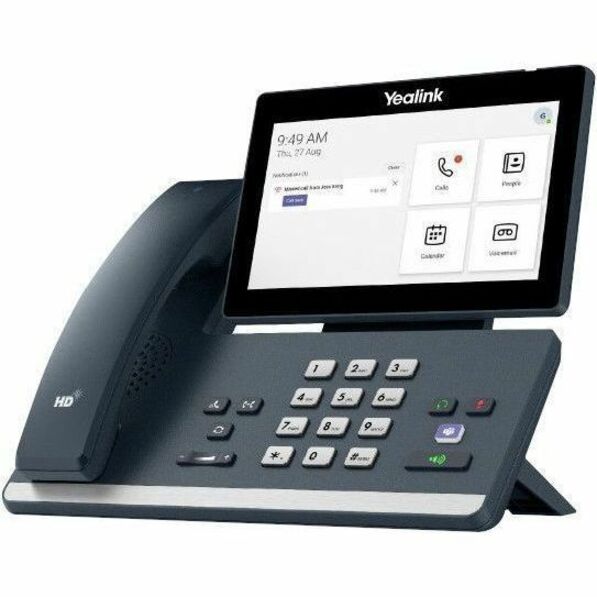 Yealink Network Technology CO. 1301122 Teléfono IP Yealink MP58-WH E2 - Alámbrico/Inalámbrico - Alámbrico/Inalámbrico - Bluetooth, Wi-Fi - Montable en Pared, Montable en Soporte - Gris Clásico