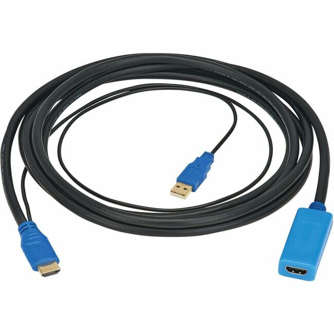 Eaton P569-A15-MF-8K6 Cable de Extensión HDMI Eaton Tripp Lite Series con Amplificador/Repetidor de Señal Activo (M/H), 8K 60 Hz, HDR, 4:4:4, HDCP 2.3, 15 pies (4.6 m)