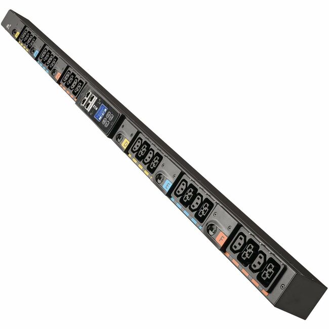 Eaton EVMOGU23A-E Metered Outlet Rack PDU G4, 0U, 32U, universal Input, 5-23kW, 15-55A, 200-415V, 24 Outlets (12) C13 (12) C19