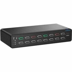Belkin International INC F1DN108MVKVMDC4 Belkin 8:2 DisplayPort MultiClave Secure KVM with CAC