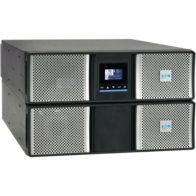 Eaton 9PX5KP1G2 9PX G2 5000VA 5000W 208/120V Online Double-Conversion UPS - L6-30P Input, 6x 5-20R, 1x L6-30R, 1x L14-30R, Cybersecure Network Card, Extended Run, 6U Rack/Tower