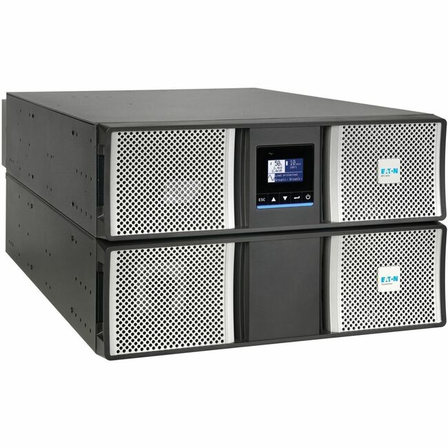 Eaton 9PX5KP2G2 9PX G2 5000VA 5000W 208/120V UPS de Doble Conversión Online - Entrada/Salida Cableada, Tarjeta de Red Cibersegura, Autonomía Extendida, 6U Rack/Torre