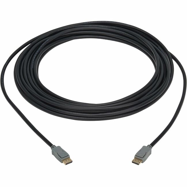 Eaton P580-070-4K6 Cable Eaton Tripp Lite Series DisplayPort con Conectores de Enganche (M/M), 4K 60 Hz, HBR2, 4:4:4, HDCP 2.2, 70 ft. (21.3 m), Negro