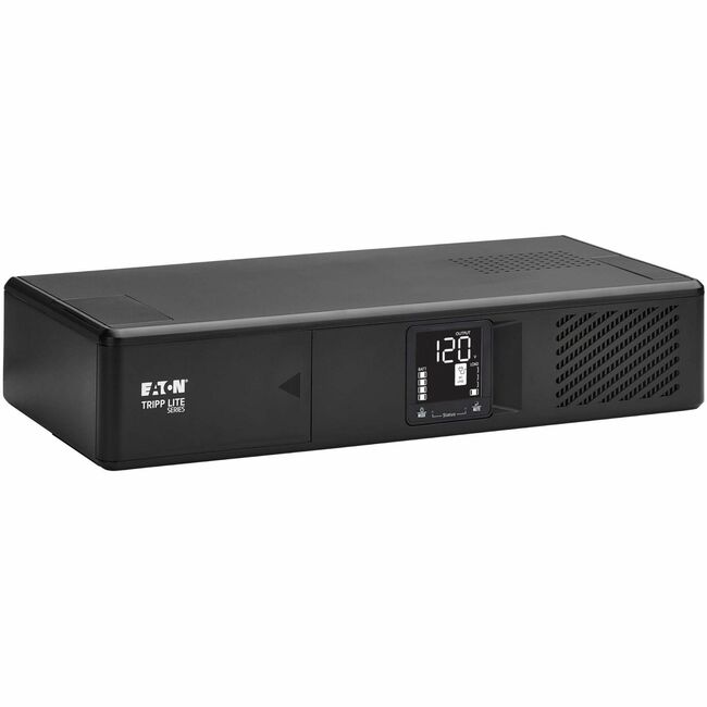 Eaton SMART750LCDNC Tripp Lite Series 750VA 475W 120V Line-Interactive Cloud-Connected UPS with Remote Monitoring - 8 NEMA 5-15R Outlets (Surge and Battery Backup), LCD, 5-15P Plug, 2U Rack/Tower