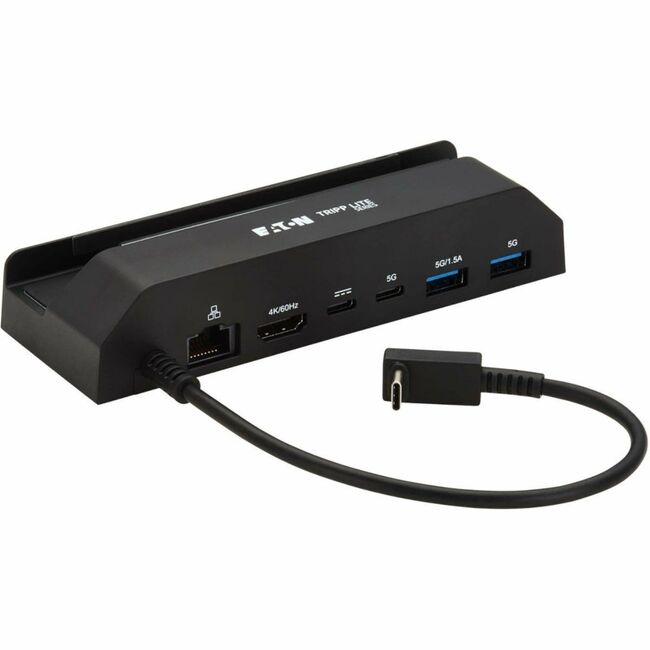 Eaton U442-DOCKSD-1 Estación de acoplamiento USB-C Eaton Tripp Lite Series para Steam Deck y ROG Ally - HDMI 4K 60 Hz, concentrador USB, Ethernet Gigabit, carga PD 100W