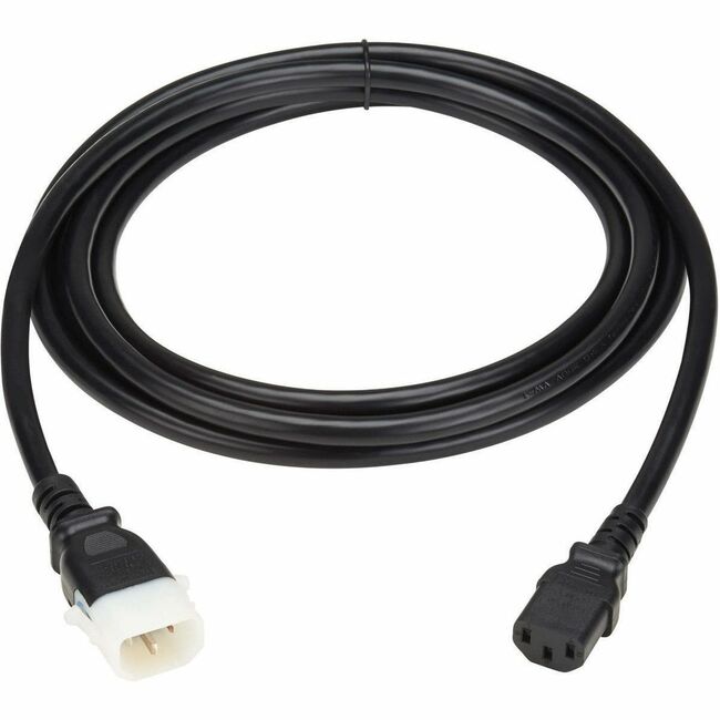 Eaton P005-E06-6 Tripp Lite Series PDU Power Cords, C13 to P-Lock C14 - Heavy-Duty, 15A, 250V, 14 AWG, 6 ft. (1.8 m), Black, 6 Pack