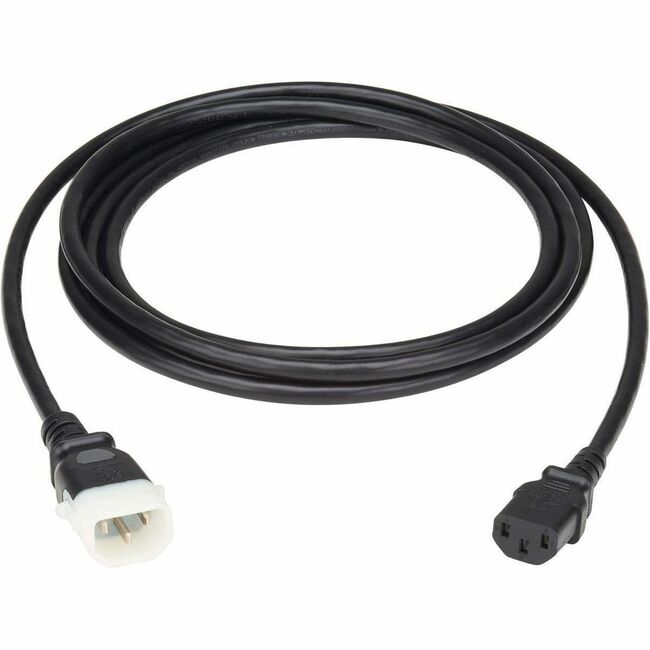 Eaton P004-E10 Tripp Lite Series Cordón de Alimentación PDU, C13 a P-Lock C14 - Clasificado para América del Norte y Europa, 10A, 250V, 18 AWG, 10 ft. (3.1 m), Negro