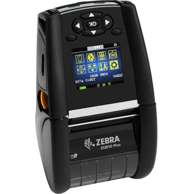 Strategic Sourcing-zebra ZQ61-AUWA004-00 Zebra ZQ610 Plus Impresora de Escritorio, Industrial, Móvil de Impresión Térmica Directa - Monocromática - Impresión de Etiquetas/Recibos - Bluetooth - LAN Inalámbrica - Comunicación de Campo Cercano (NFC)
