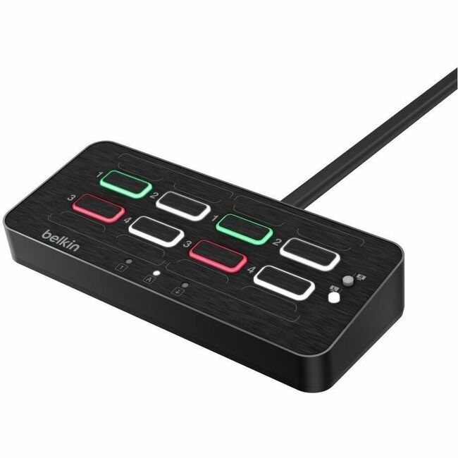 Belkin International INC F1DN-KVM-REM4DC Belkin DuoClave Secure KVM Control Remoto de 4 Puertos