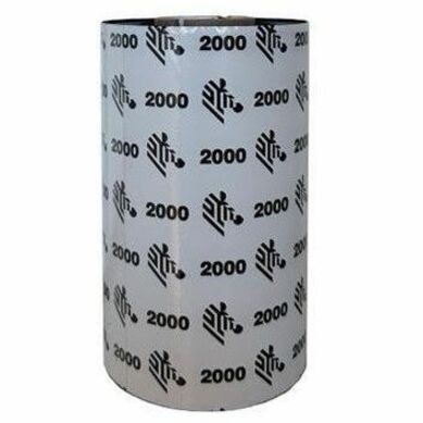 Strategic Sourcing-zebra 02000BK08345 Zebra Cinta de Cera 3.27inx1476ft 2000 Standard núcleo de 1in
