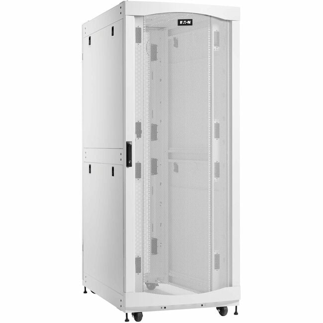 Eaton SRH423242W SmartRack 42U Profundidad Estándar Extra-Ancho Armario Gabinete Resistente para Servidores de IA, Blanco